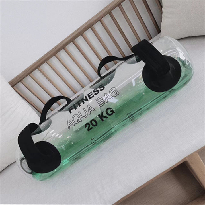 Premium Fitness Aqua Water Bag – Adjustable Weight Training Bag for Bodybuilding & Home Gym – Durable PVC, Inflatable Lifting