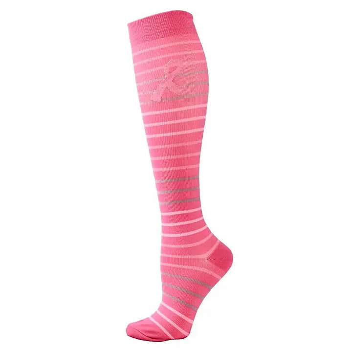 Premium Cycling Compression Socks for Men & Women – Prevent Varicose Veins, Edema & Diabetes – Knee Support for Running,