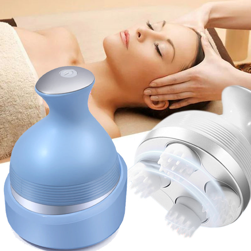 Premium Electric Cordless Scalp Massager for Hair Growth, Deep Clean, and Stress Relief – Rechargeable, Waterproof, 4 Modes,