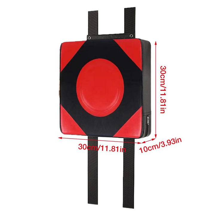 Premium Leather Wall Focus Pads – Adjustable Height Boxing & Muay Thai Target – Durable Foam Padding for Safe Impact – Ideal 