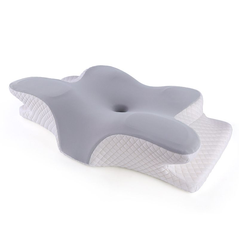Premium Memory Foam Cervical Pillow – 2-in-1 Ergonomic Contour Neck Pillow for Pain Relief – Orthopedic Support Pillow for 