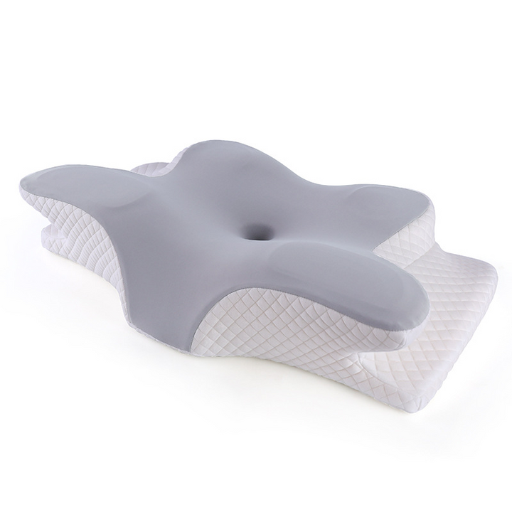 Premium Memory Foam Cervical Pillow – 2-in-1 Ergonomic Contour Neck Pillow for Pain Relief – Orthopedic Support Pillow for 