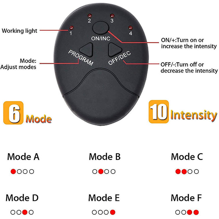 Premium EMS Muscle Stimulator Abdominal Hip Trainer with LCD Display | USB Rechargeable Fitness Toner for Body Slimming & 
