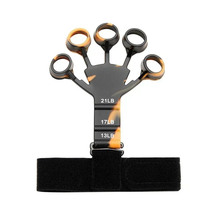 Premium Finger Strengthener & Hand Exerciser - 5 Resistance Levels for Grip, Finger, and Wrist Training - Durable Silicone
