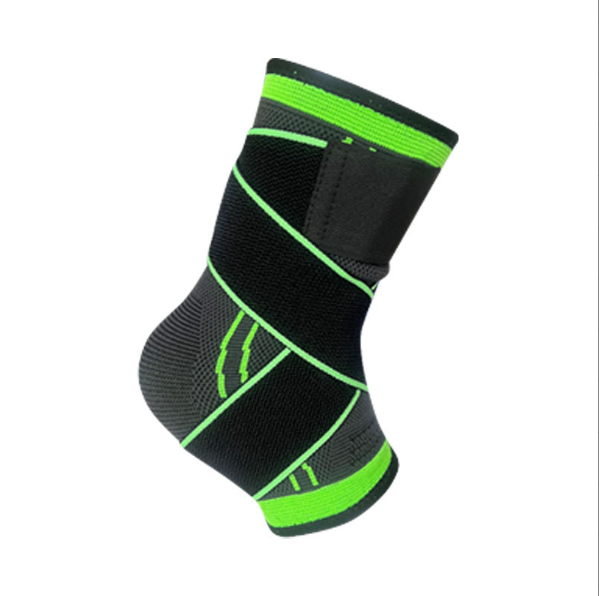 Premium Pressurized Bandage Ankle Support Brace – Elastic Foot Strap for Fitness, Sports, Gym, and Badminton – One Size Fit