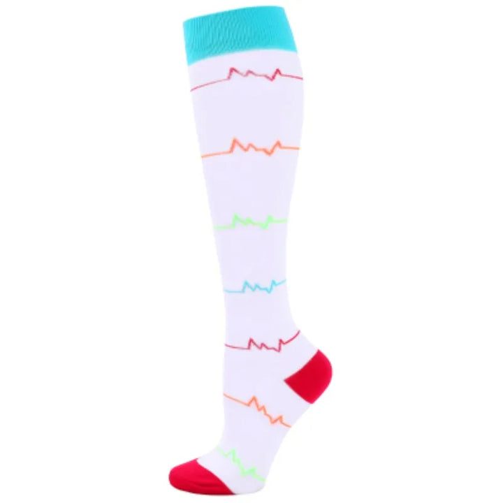 Premium Cycling Compression Socks for Men & Women – Prevent Varicose Veins, Edema & Diabetes – Knee Support for Running,