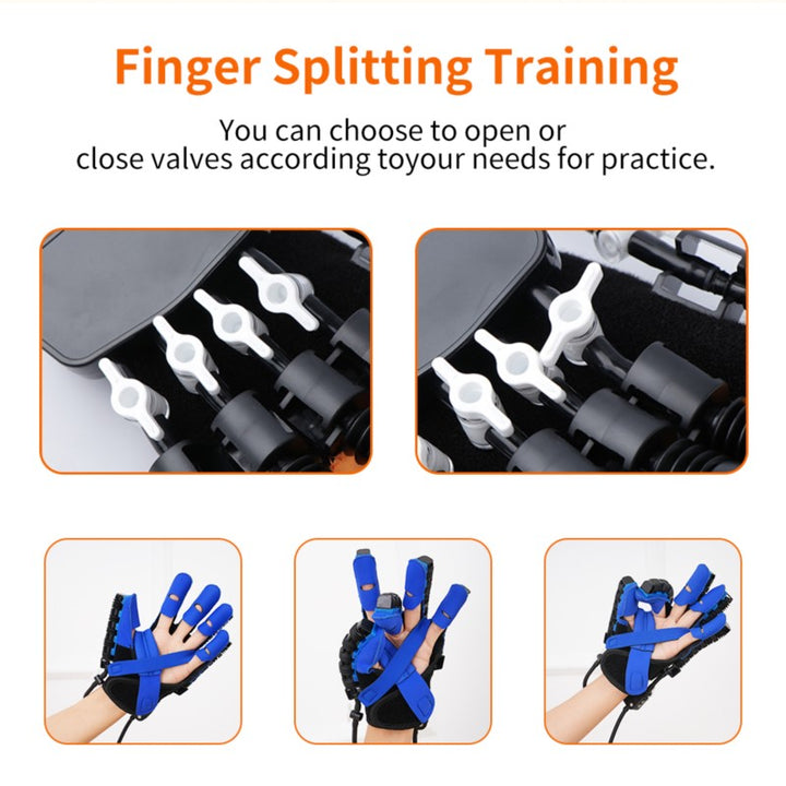Premium Hand Rehabilitation Glove for Stroke Recovery | Hemiplegia Therapy Device | Finger Exerciser for Cerebral Infarction
