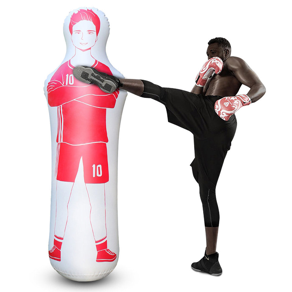 Premium Inflatable Punching Bag – Durable PVC Boxing Dummy for Kids & Adults – Home Gym Fun Activity, Karate & MMA Training –