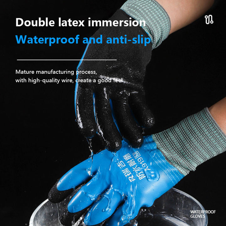 Premium Hot & Cold Compress Glove with Adjustable Wrist Strap - Reusable Gel Ice Pack for Tendinitis Relief, Hand Massage, 