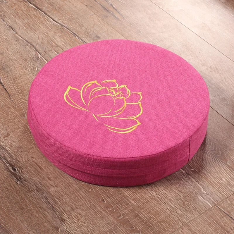 Premium Meditation Cushion – 40x6cm Japanese Tatami Backrest Pillow – Removable & Washable Cloth, Hard Texture for Comfort