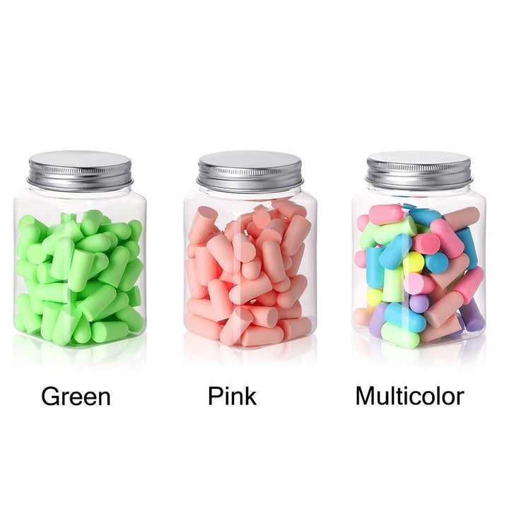 Premium Noise Reduction Earplugs - 10/24/60pcs Comfortable Soft Foam Ear Plugs for Sleep, Anti-Noise Ear Protector, Effective
