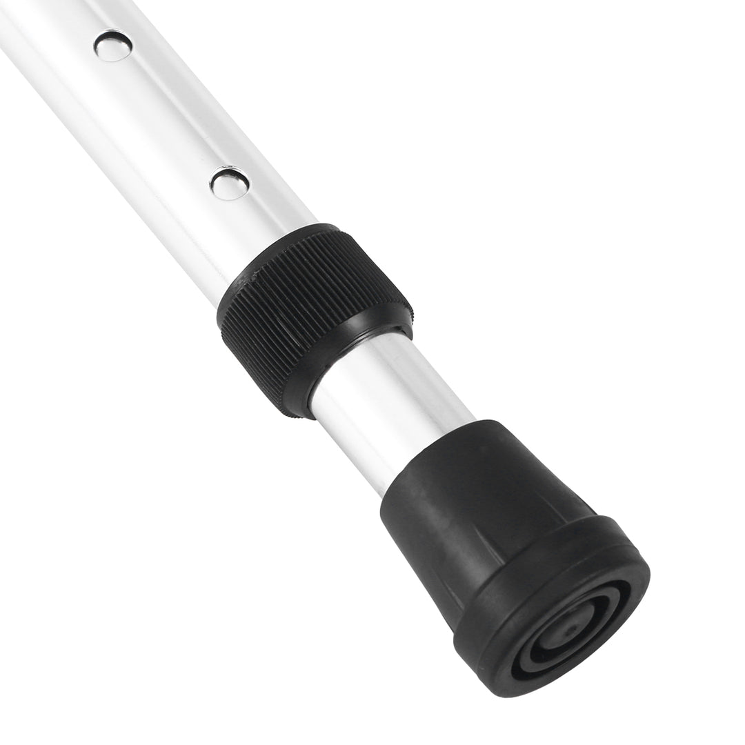 Premium Adjustable Walking Stick Cane – 2-Section Anti-Skid, Anti-Shock Crutch for Seniors, Lightweight Aluminum Alloy, Non-Slip Rubber Base, Adjustable Height 75-90cm for Hiking and Daily Support