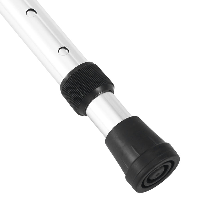 Premium Adjustable Walking Stick Cane – 2-Section Anti-Skid, Anti-Shock Crutch for Seniors, Lightweight Aluminum Alloy, Non-Slip Rubber Base, Adjustable Height 75-90cm for Hiking and Daily Support