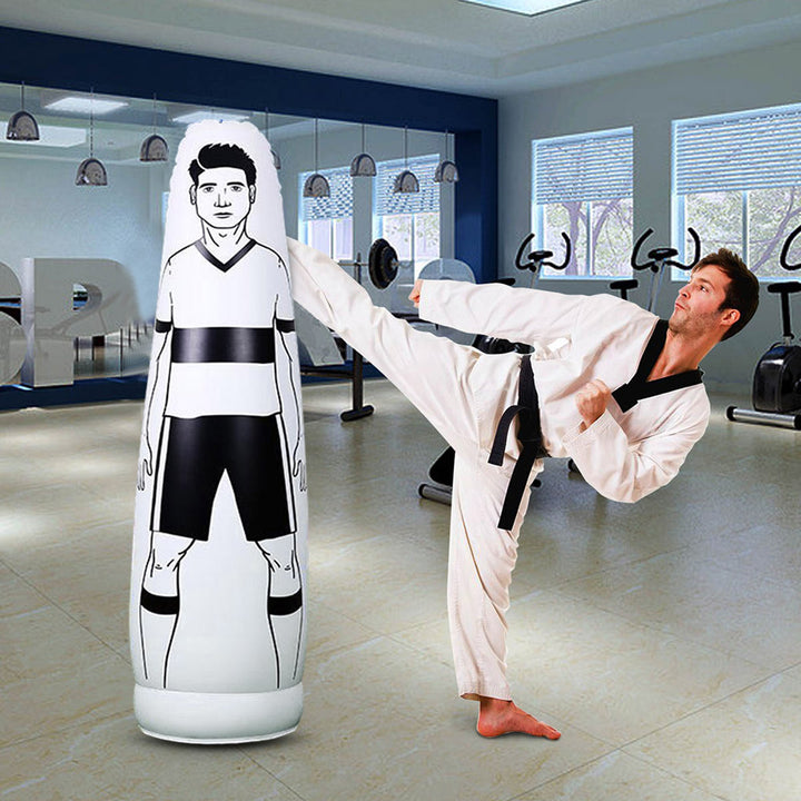 Premium Inflatable Punching Bag – Durable PVC Boxing Dummy for Kids & Adults – Home Gym Fun Activity, Karate & MMA Training –