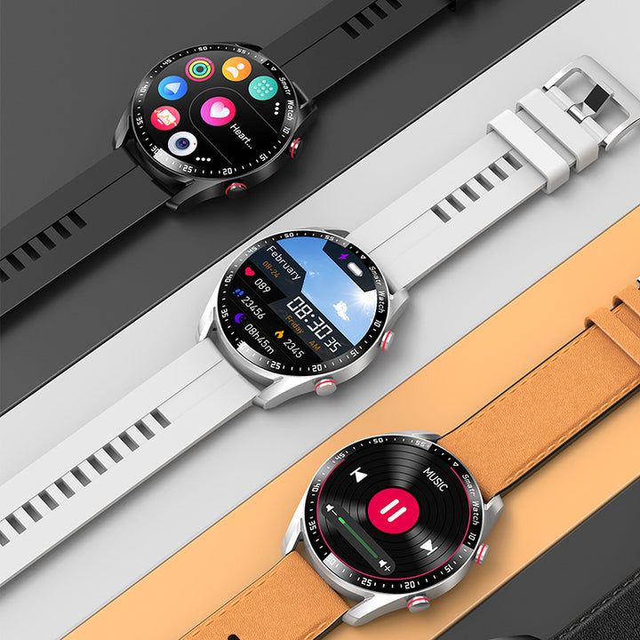Premium Bluetooth Call Smartwatch for Men - ECG+PPG Health Monitoring, IP67 Waterproof, Heart Rate & Blood Pressure Tracker, 