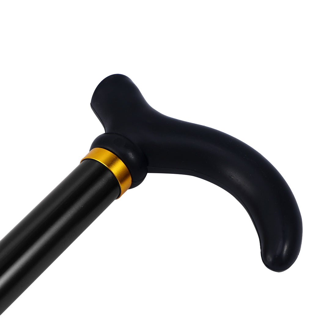 Premium Adjustable Walking Stick Cane – 2-Section Anti-Skid, Anti-Shock Crutch for Seniors, Lightweight Aluminum Alloy, Non-Slip Rubber Base, Adjustable Height 75-90cm for Hiking and Daily Support