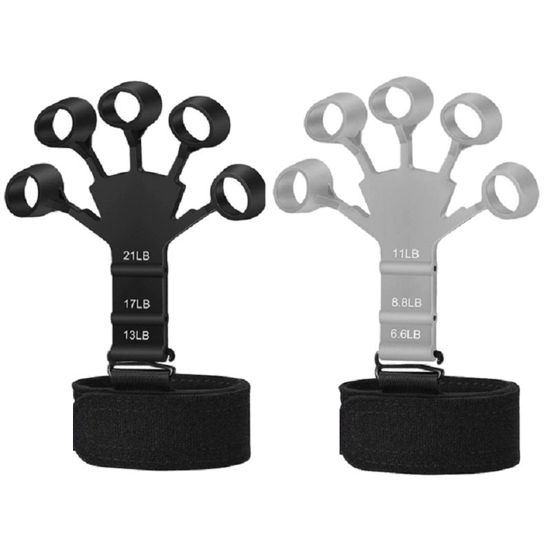 Premium Finger Strengthener & Hand Exerciser - 5 Resistance Levels for Grip, Finger, and Wrist Training - Durable Silicone