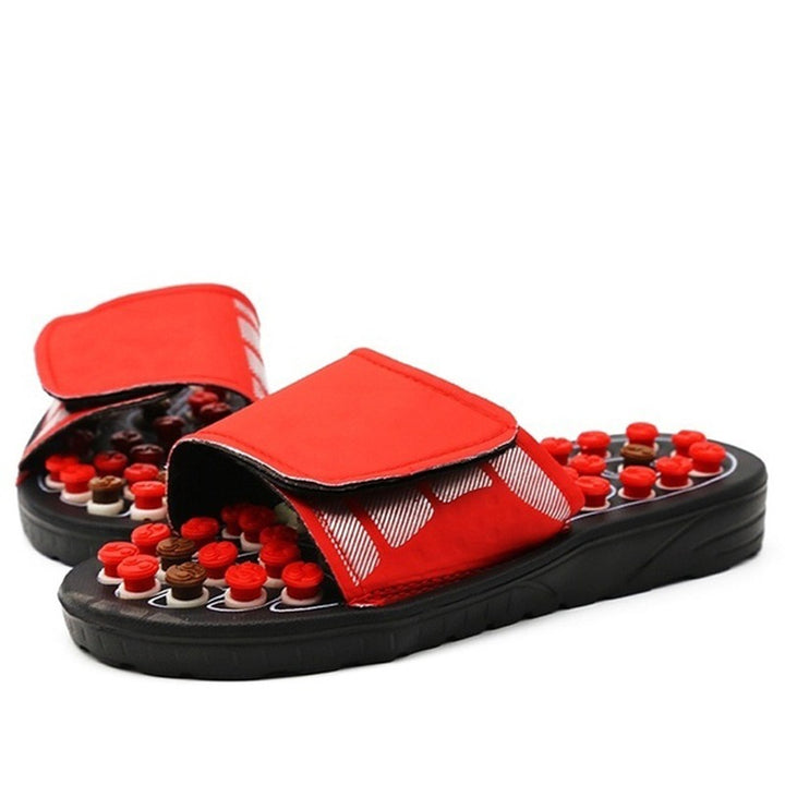 Premium Foot Massage Slippers for Reflexology and Moxibustion – Comfortable Walking Shoes for Pain Relief and Relaxation, 