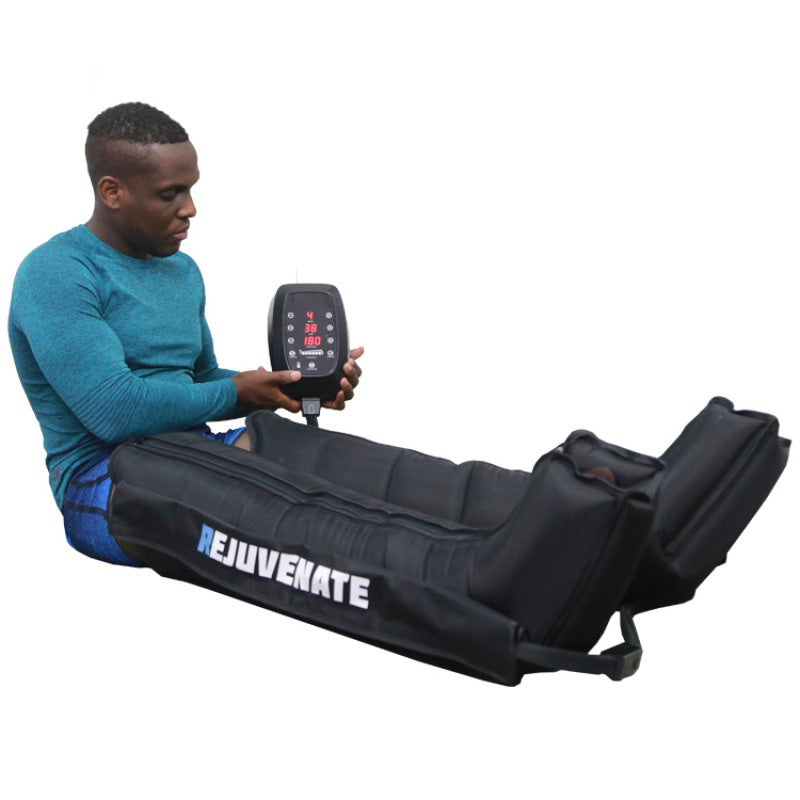 Premium Air Compression Massager for Legs and Feet – 6 Cavity Pressotherapy Boots for Improved Blood Circulation, Relaxation,