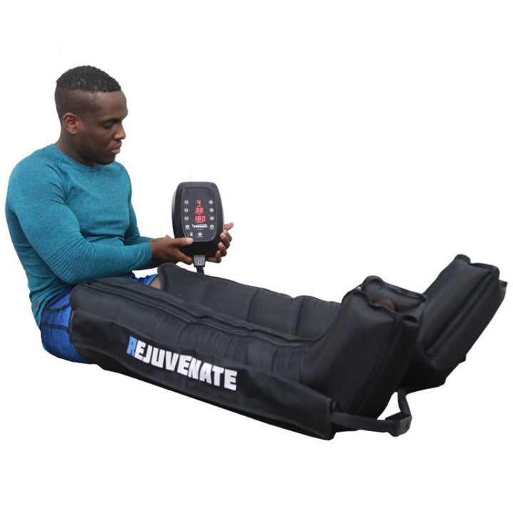 Premium Air Compression Massager for Legs and Feet – 6 Cavity Pressotherapy Boots for Improved Blood Circulation, Relaxation,
