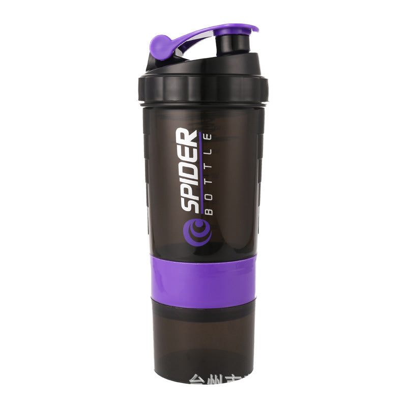 Premium 500ML Portable Protein Powder Shaker Bottle – High Capacity Sports Blender with Powder Case – Plastic Water Cup for Gym & Fitness – Modern, Leak-Proof Design