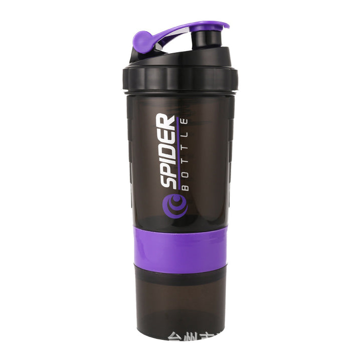 Premium 500ML Portable Protein Powder Shaker Bottle – High Capacity Sports Blender with Powder Case – Plastic Water Cup for Gym & Fitness – Modern, Leak-Proof Design