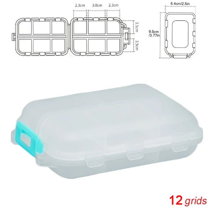 Premium Portable 10-Grid Pill Organizer – Compact Medicine Holder for Vitamins, Fish Oils, and Tablets – Moisture-Proof, Eco