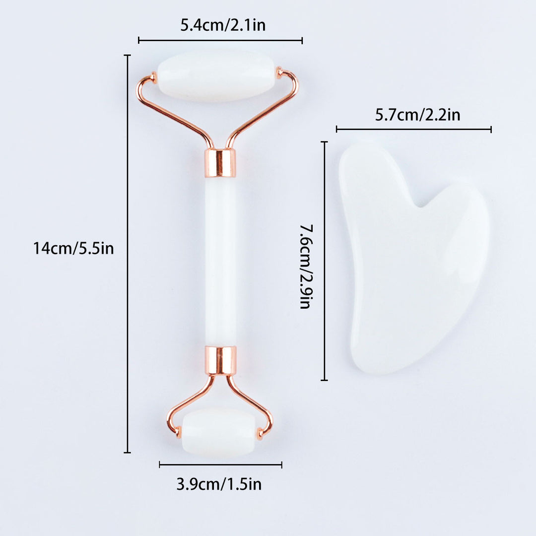 Premium Natural Resin Gua Sha Massage Tool – Scraping Tool Set for Face, Back, Neck, and Body Pain Relief, Smooth-Edge