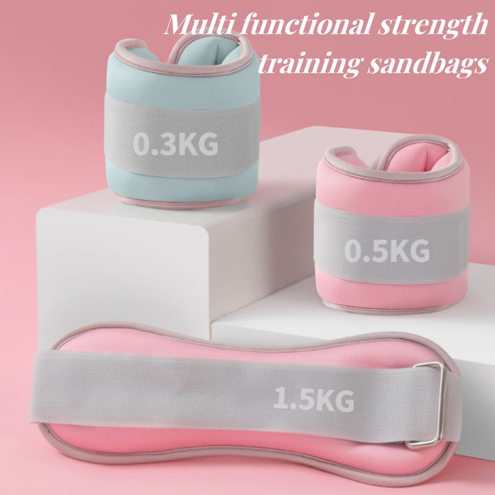 Premium Wrist & Ankle Weights – Adjustable Sandbags for Fitness, Yoga, Running, Leg Power Training, Breathable & 
