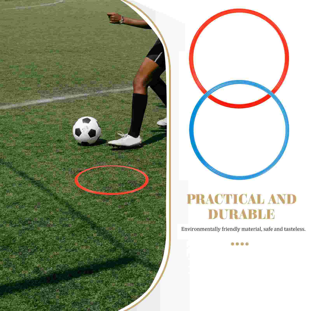 Premium Agility Training Rings for Soccer & Football – Portable Speed & Agility Equipment – Durable ABS Material, 30cm/40cm