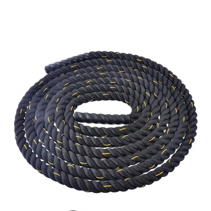 Premium Fitness Battle Rope – 25mm x 9.8ft Heavy Exercise Training Rope for Home Gym & Outdoor Cardio – Durable Nylon & 