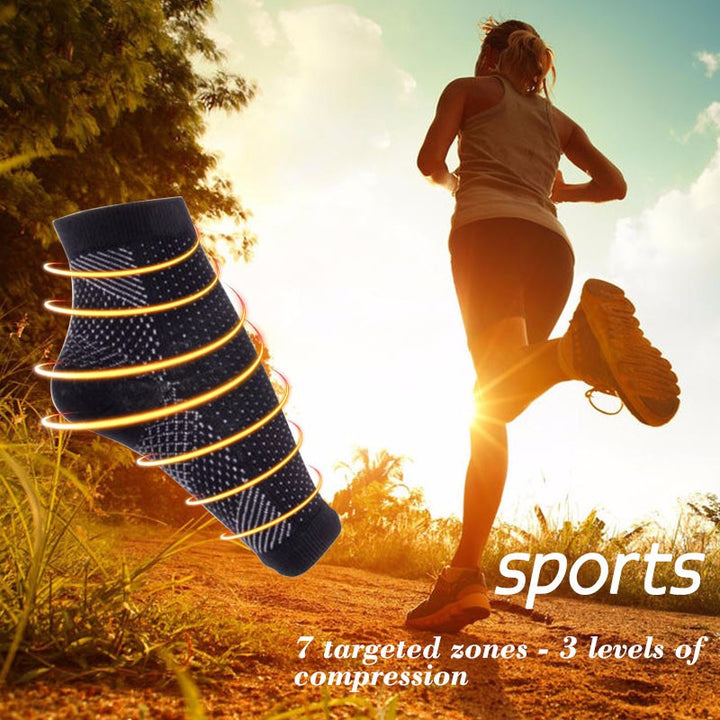 Premium Compression Socks for Football, Running & Cycling – Medical Support for Varicose, Edema, Diabetes – Elastic Anti-
