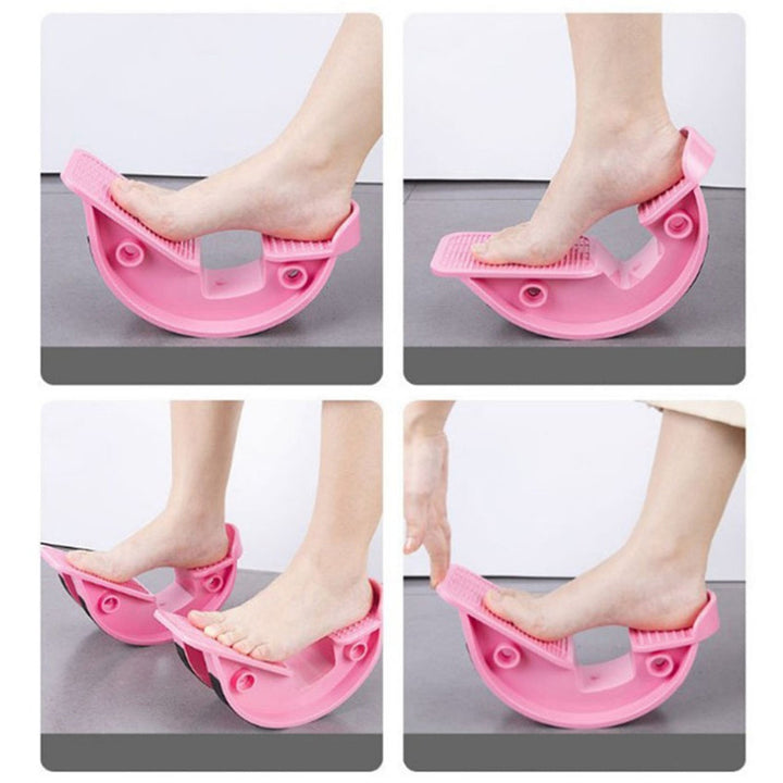 Premium Foot Stretcher Rocker Arm – Curved Ankle & Calf Stretching Board for Yoga, Fitness, Balance & Stability Training 