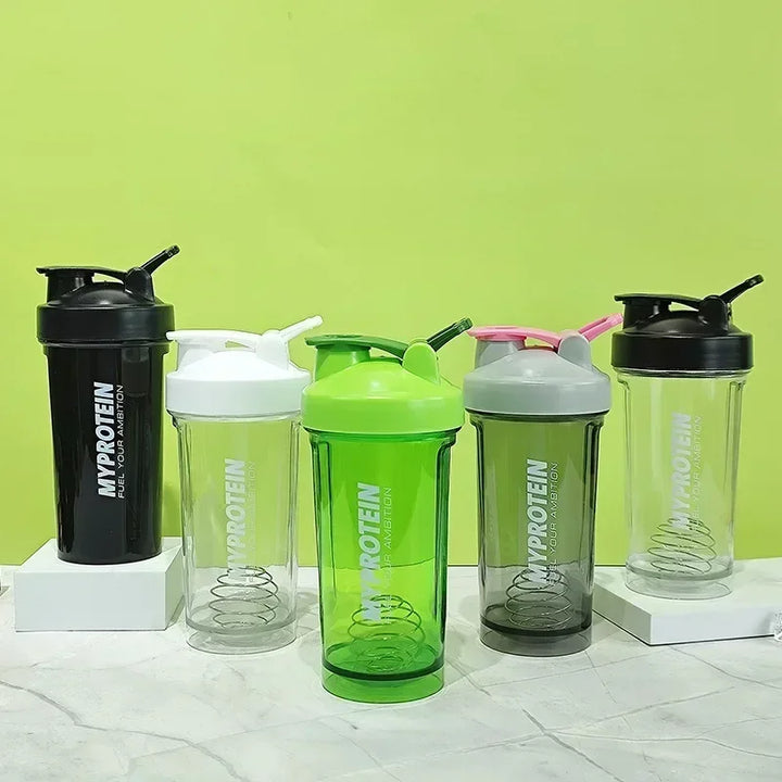 Premium 600ML Shaker Bottle – BPA-Free Sports Water Bottle with Protein Mixer – Portable Travel Cup with Stainless Steel 