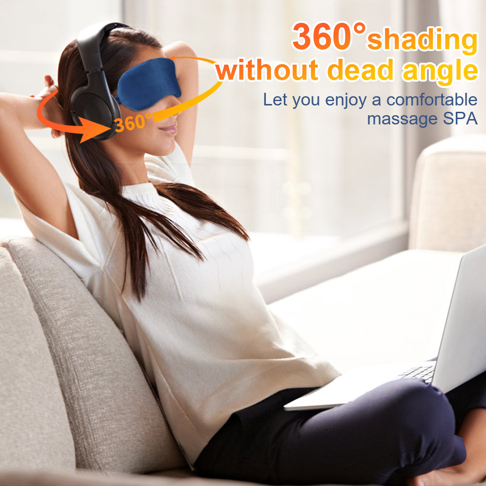 Premium Reusable USB Electric Heated Eye Mask – Infrared Hot Compress, Warm Therapy for Eye Care, Relieve Tired & Dry Eyes, 
