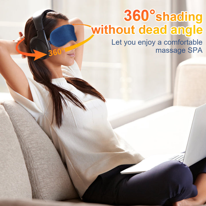 Premium Reusable USB Electric Heated Eye Mask – Infrared Hot Compress, Warm Therapy for Eye Care, Relieve Tired & Dry Eyes, 
