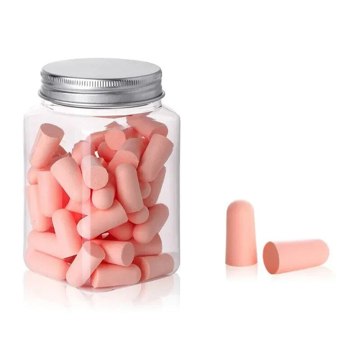 Premium Noise Reduction Earplugs - 10/24/60pcs Comfortable Soft Foam Ear Plugs for Sleep, Anti-Noise Ear Protector, Effective