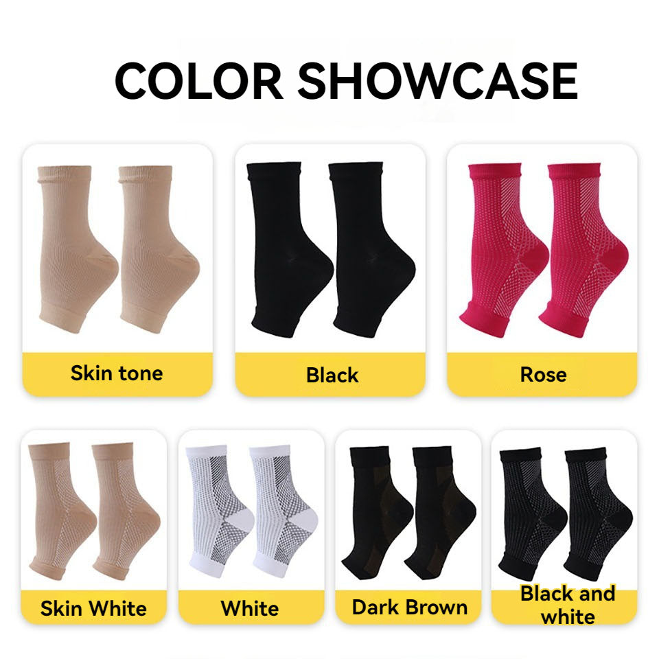 Premium Comfort Foot Compression Anklets for Men & Women – Relieve Swelling, Anti-Fatigue Support, Size S-2XL, Lightweight