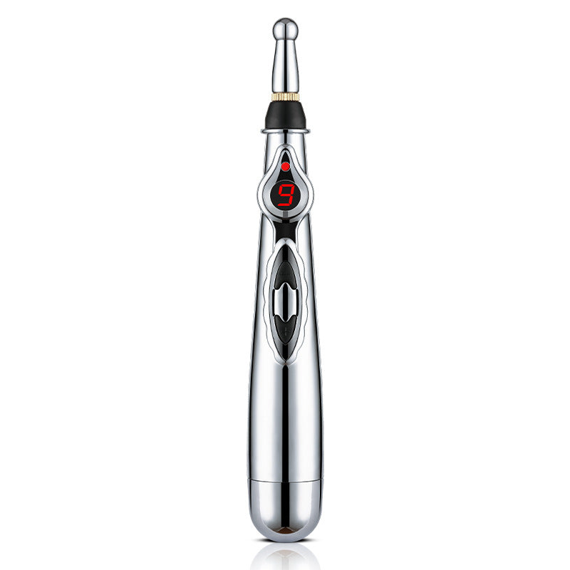 Premium Electronic Acupuncture Pen for Body Massage - EMS Microcurrent Acupressure Meridian Pen with 9 Adjustable Intensity 