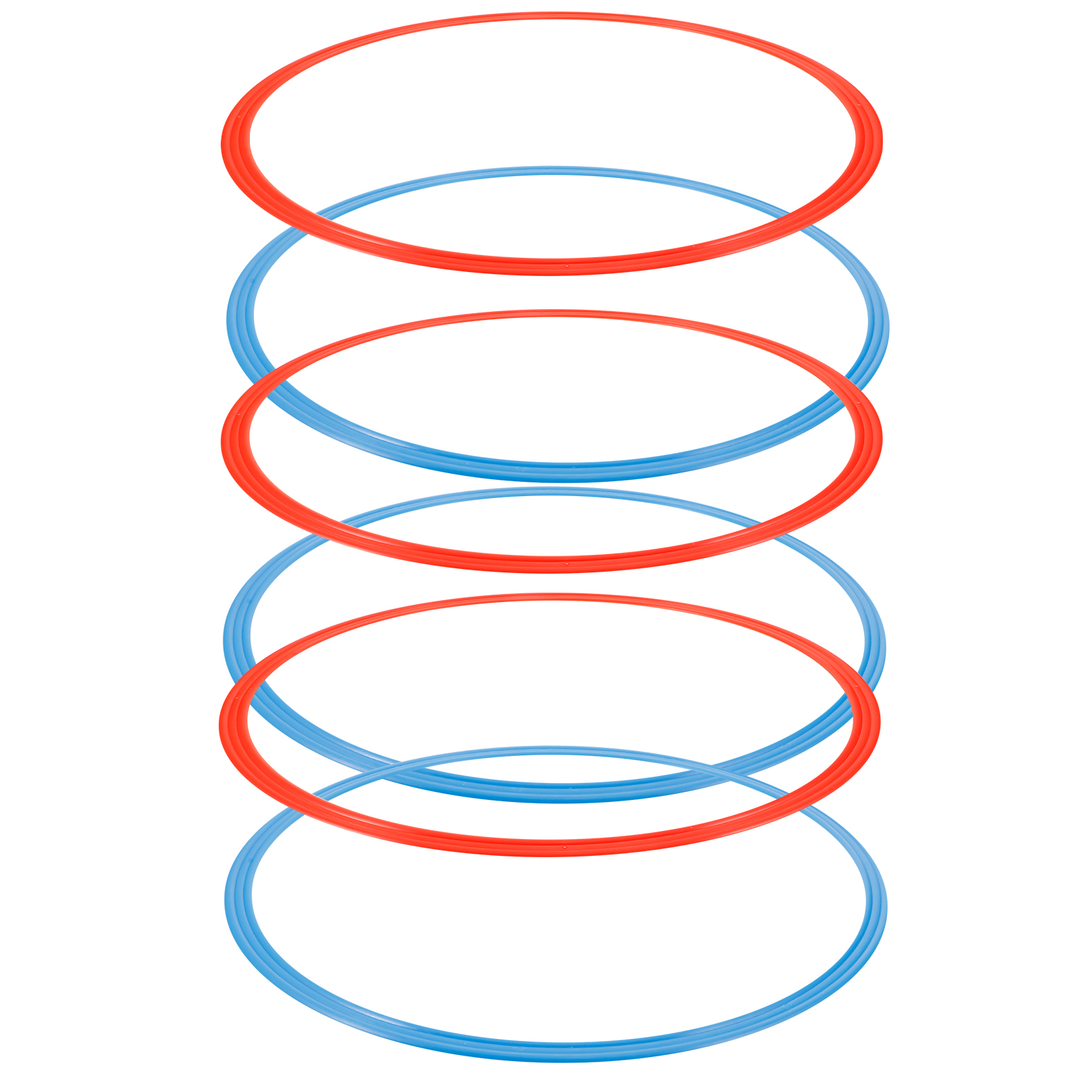Premium Agility Training Rings for Soccer & Football – Portable Speed & Agility Equipment – Durable ABS Material, 30cm/40cm