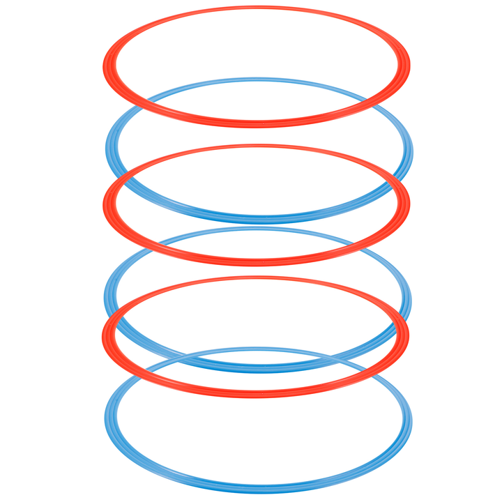 Premium Agility Training Rings for Soccer & Football – Portable Speed & Agility Equipment – Durable ABS Material, 30cm/40cm