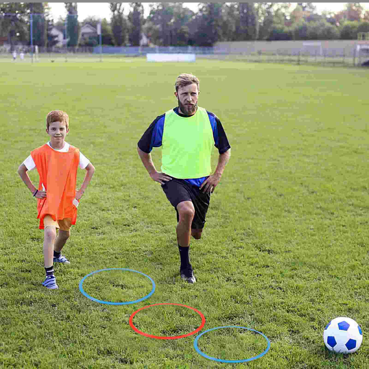 Premium Agility Training Rings for Soccer & Football – Portable Speed & Agility Equipment – Durable ABS Material, 30cm/40cm