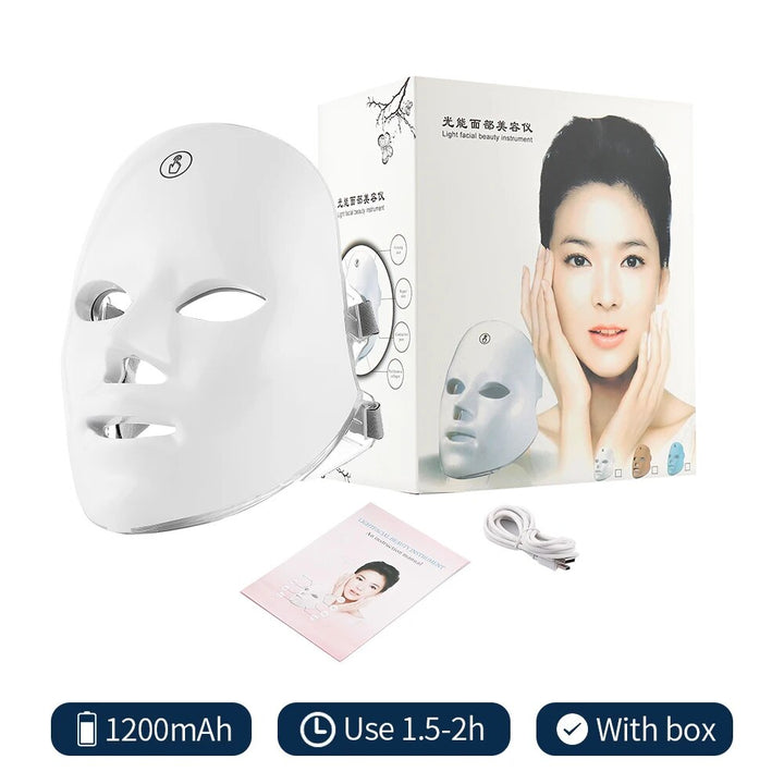 Premium LED Facial and Neck Rejuvenation Machine – Skin Rejuvenation Massager for Anti-Aging, Wrinkle Reduction