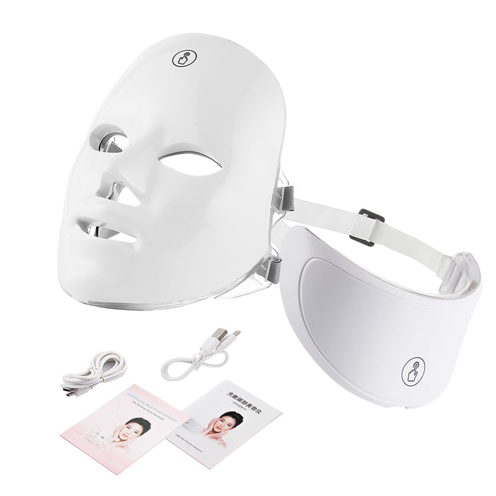 Premium LED Facial and Neck Rejuvenation Machine – Skin Rejuvenation Massager for Anti-Aging, Wrinkle Reduction