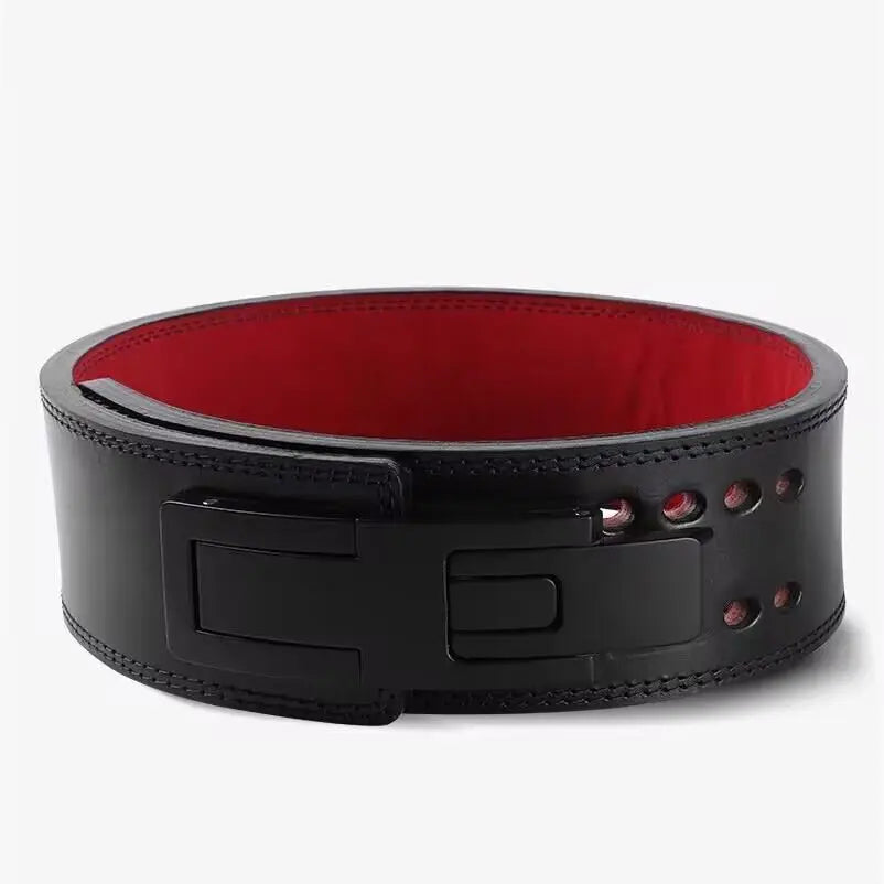 Premium 13MM Weight Lifting Belt with Lever Buckle – Heavy Duty Gym Powerlifting Belt for Men & Women, Competition Level 