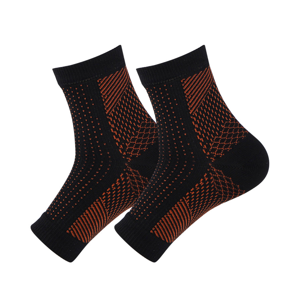 Premium Compression Socks for Neuropathy & Ankle Support – 1 Pair Nano Ankle Brace Sleeve, Pain Relief for Swelling, Plantar 
