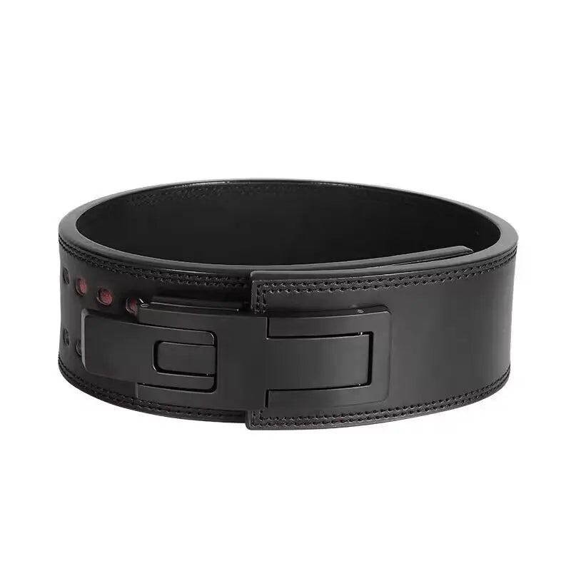 Premium 13MM Weight Lifting Belt with Lever Buckle – Heavy Duty Gym Powerlifting Belt for Men & Women, Competition Level 