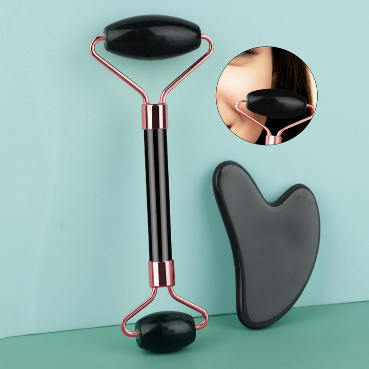 Premium Natural Resin Gua Sha Massage Tool – Scraping Tool Set for Face, Back, Neck, and Body Pain Relief, Smooth-Edge