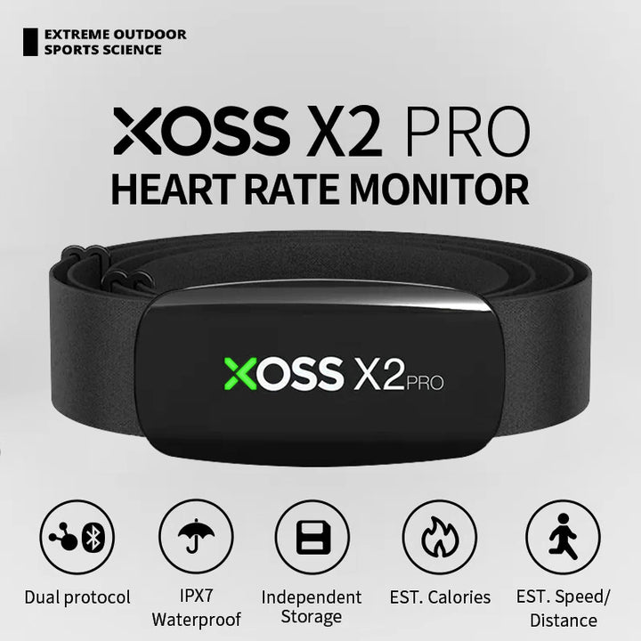 Premium Heart Rate Monitor Sensor – Rechargeable Battery, Data Storage for Swimming, Running, Cycling, Fitness & Sailboat