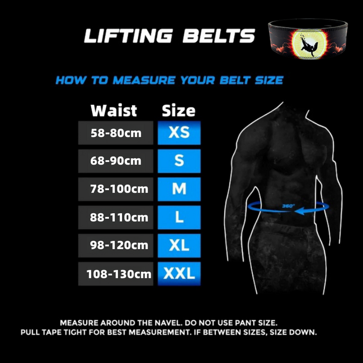 Premium Leather Weightlifting Belt 10MM – Lever Buckle Back Support Belt for Powerlifting, Deadlifts, Squats, Strength 